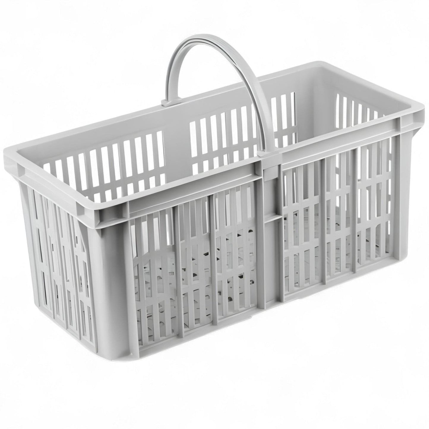 Chabrias Ltd grey glass collection cleaning caddy basket UK