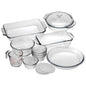 Complete Glassware Baking Set, 15 Piece - Premium  from Chabrias Ltd - Just £49.99! Shop now at Chabrias Ltd