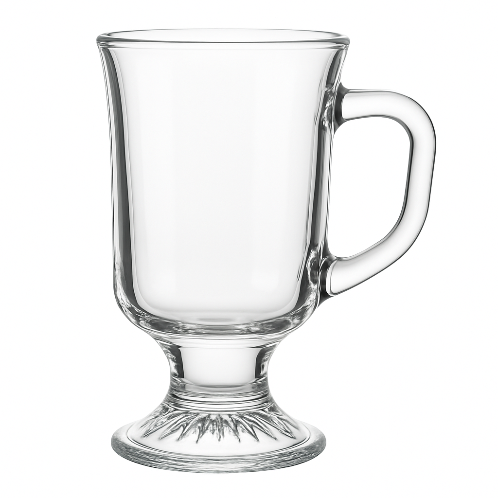 Irish Coffee Glass Mugs, 8oz (4 pack) - Premium Kitchen from Chabrias Ltd - Just £12.99! Shop now at Chabrias Ltd