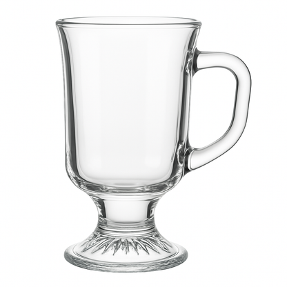 Irish Coffee Glass Mugs, 8oz (4 pack) - Premium Kitchen from Chabrias Ltd - Just £12.99! Shop now at Chabrias Ltd