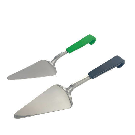 Le Buffet Cake & Pie Server Set – Stainless Steel with Heat-Resistant Handle (Green & Black) - Premium Kitchen from Chabrias Ltd - Just £14.99! Shop now at Chabrias Ltd