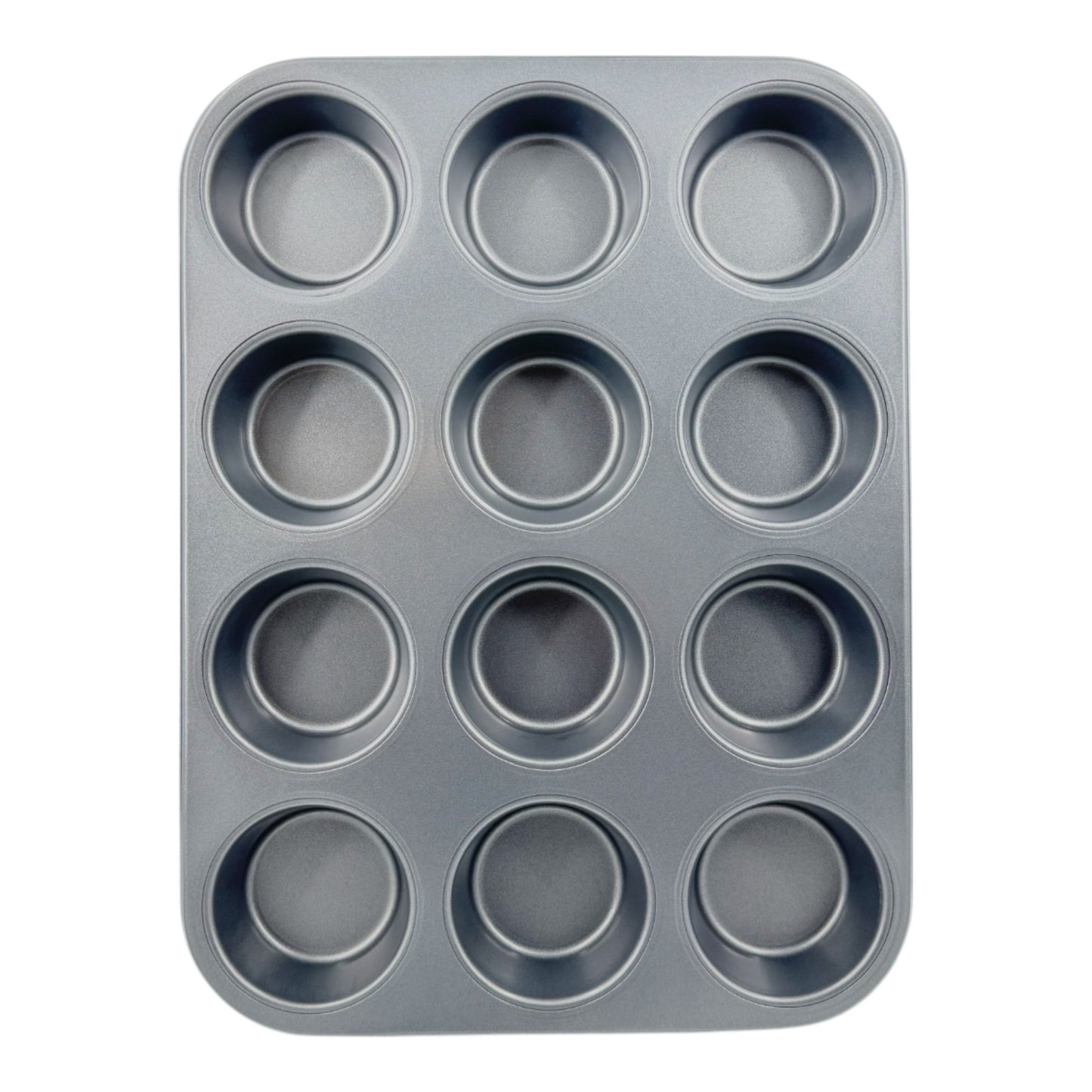 Non-Stick Muffin Oven Tray, Deep 12-Cup (2 piece) - Premium Home from Chabrias Ltd - Just £12.99! Shop now at Chabrias Ltd