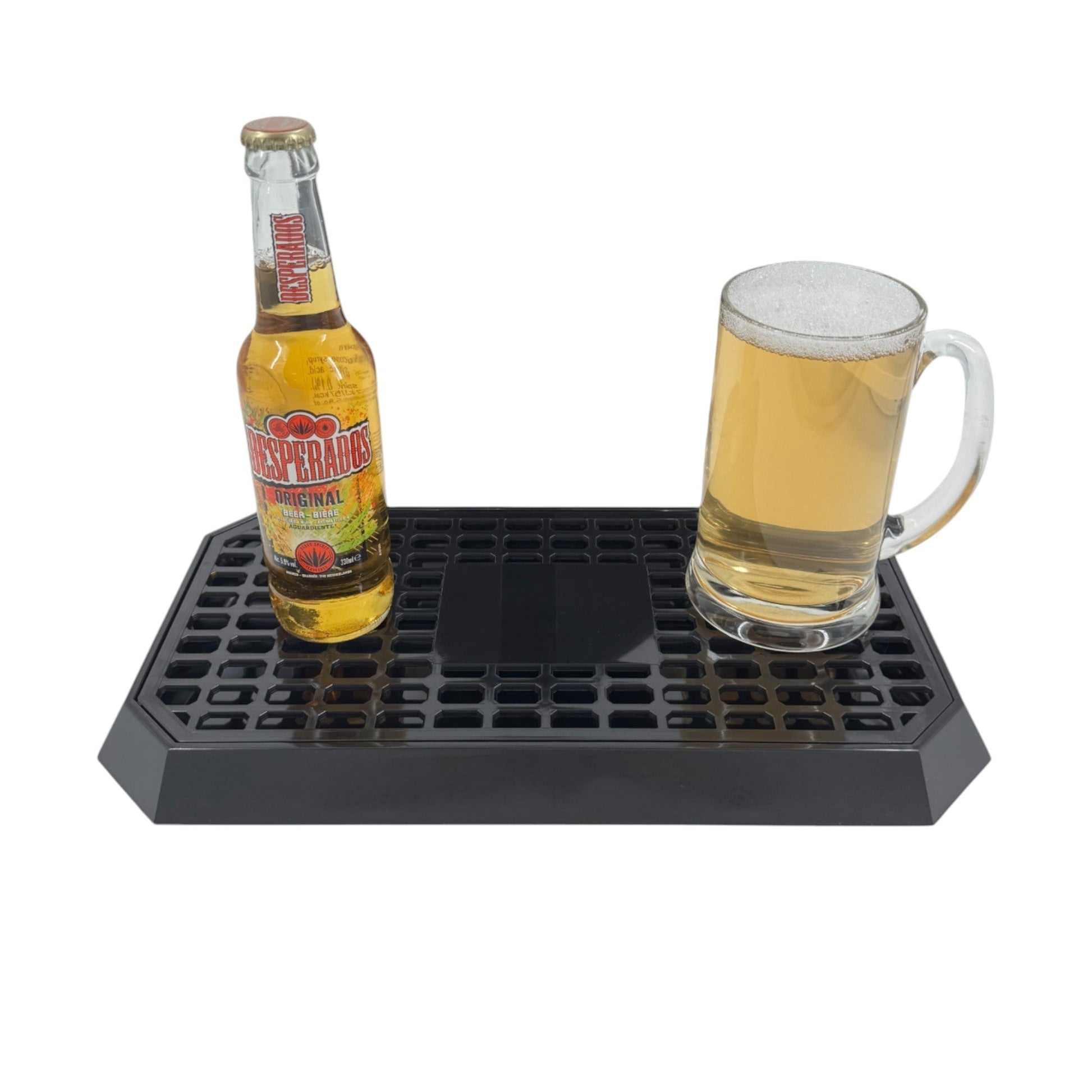 Uni Bar Plastic Drip Tray with Removable Grill, Black - Premium Kitchen from Chabrias Ltd - Just £11.99! Shop now at Chabrias Ltd