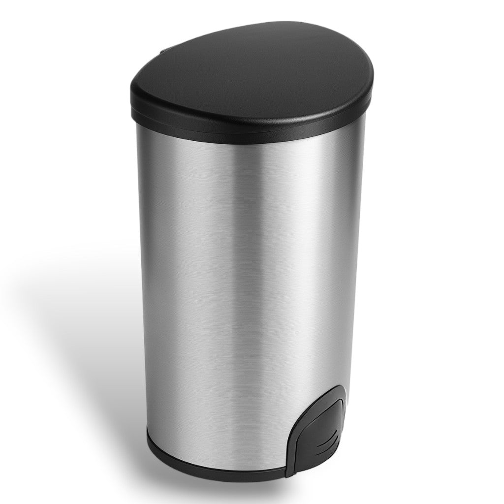Luxury Hygienic Toe Touch, Stainless Steel Pedal Bin, 50L - Premium BISS from Chabrias Ltd - Just £59.99! Shop now at Chabrias Ltd