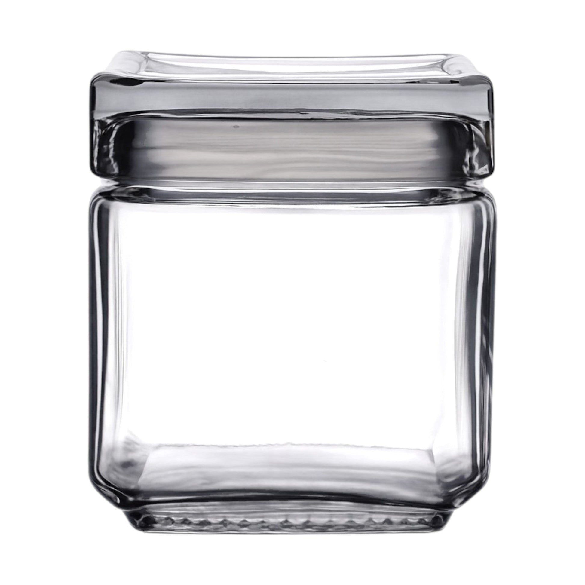 Stackable Storage Glass Jar, 1L (3 pack) - Premium Home from Chabrias Ltd - Just £25.49! Shop now at Chabrias Ltd