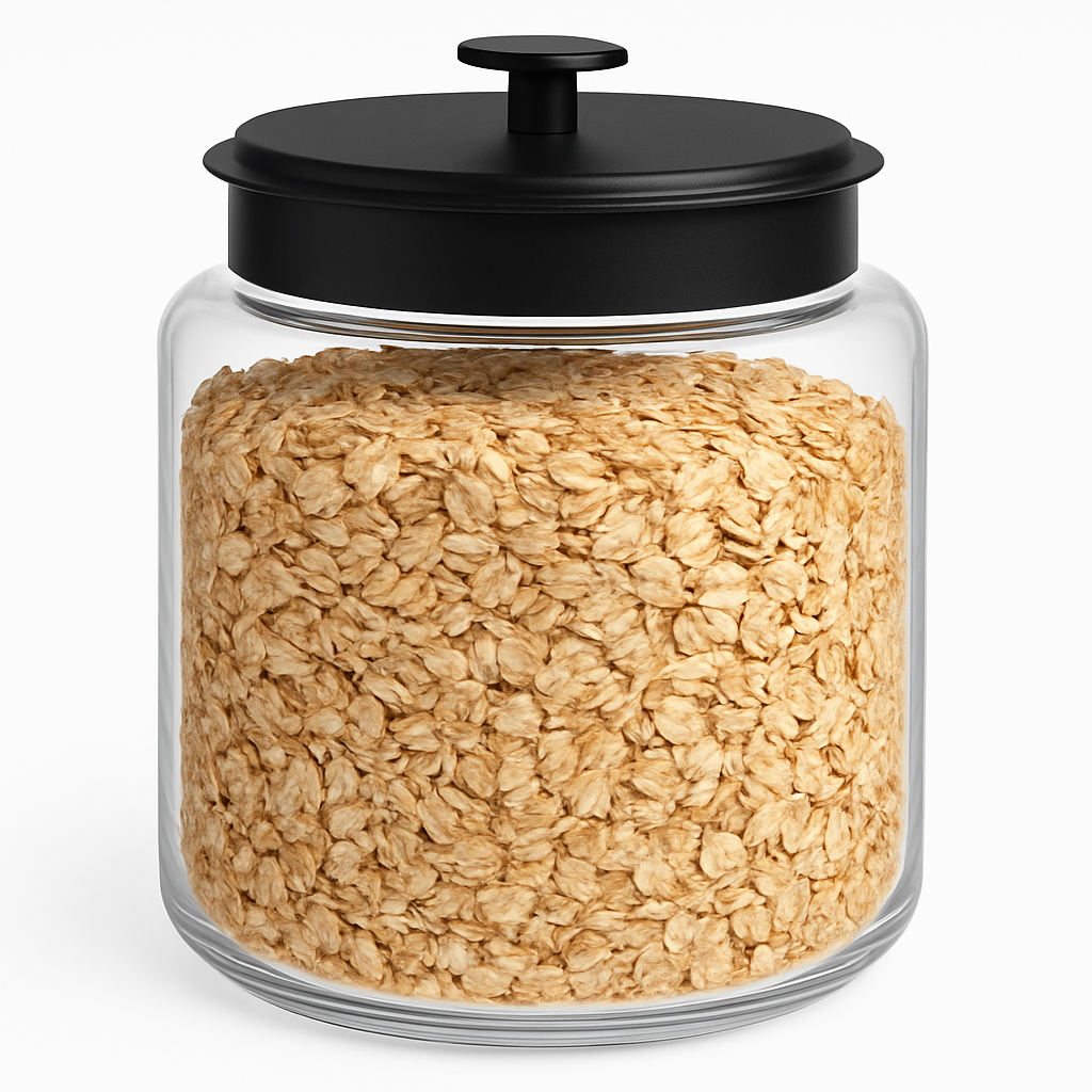 Montana Jar with Black Metal Lid, 1.5 Gallon - Premium Home from Chabrias Ltd - Just £29.99! Shop now at Chabrias Ltd
