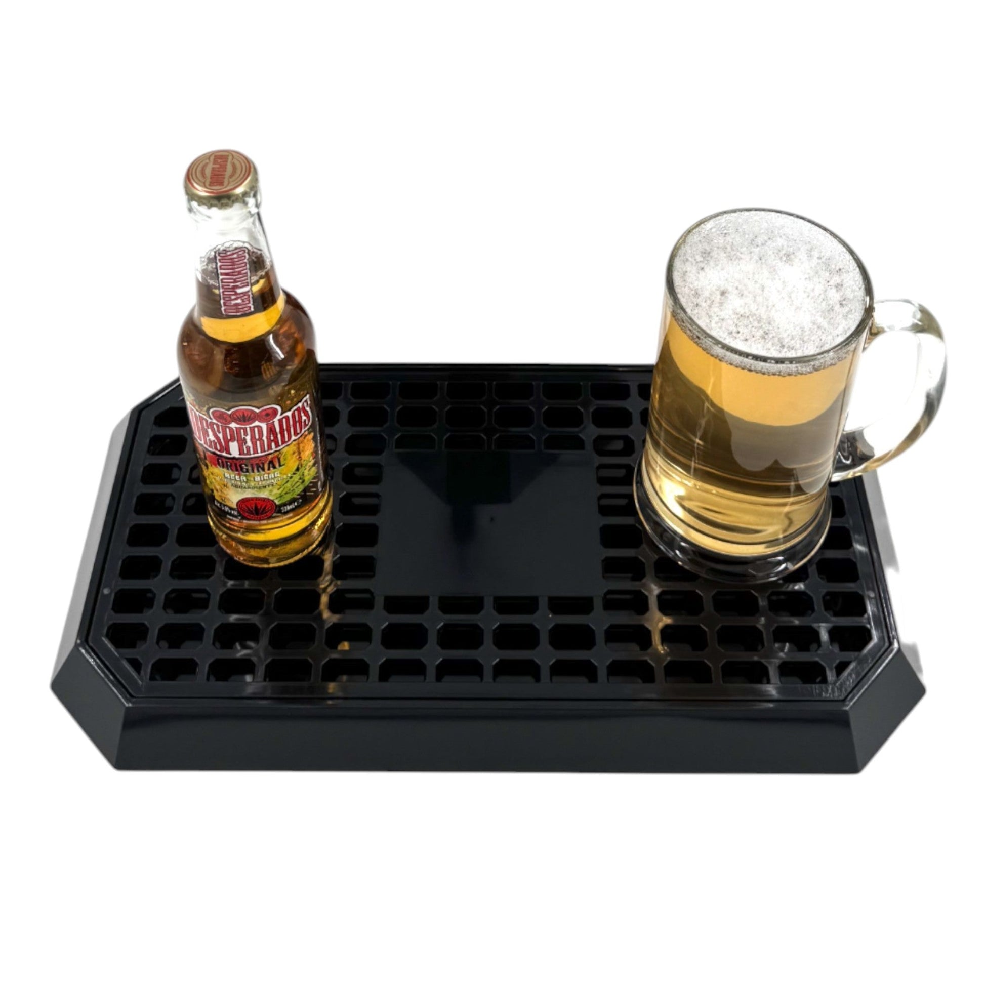 Uni Bar Plastic Drip Tray with Removable Grill, Black - Premium Kitchen from Chabrias Ltd - Just £11.99! Shop now at Chabrias Ltd
