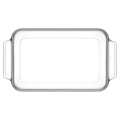 Rectangular Glass Baking Dish, 4.5L - Premium Kitchen from Chabrias Ltd - Just £29.99! Shop now at Chabrias Ltd