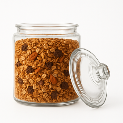 Glass Heritage Hill Jar, 2L (2 pack) - Premium Home from Chabrias Ltd - Just £29.99! Shop now at Chabrias Ltd