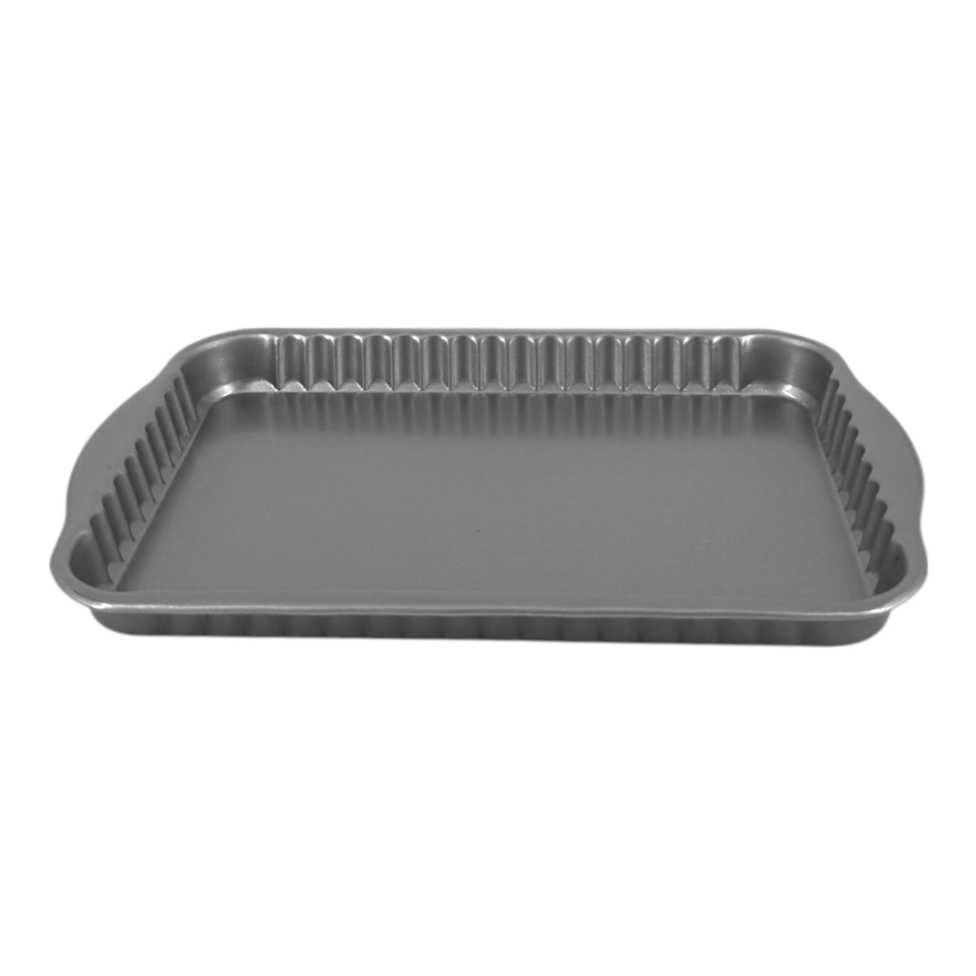 Non-Stick Fluted Rectangle Quiche Tin, 31cm (2 Piece) - Premium Kitchen from Chabrias Ltd - Just £8.99! Shop now at Chabrias Ltd