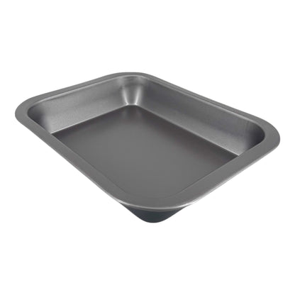 Non-Stick Roasting Baking Oven Tray, Medium (33cm) - Premium Kitchen from Chabrias Ltd - Just £7.99! Shop now at Chabrias Ltd