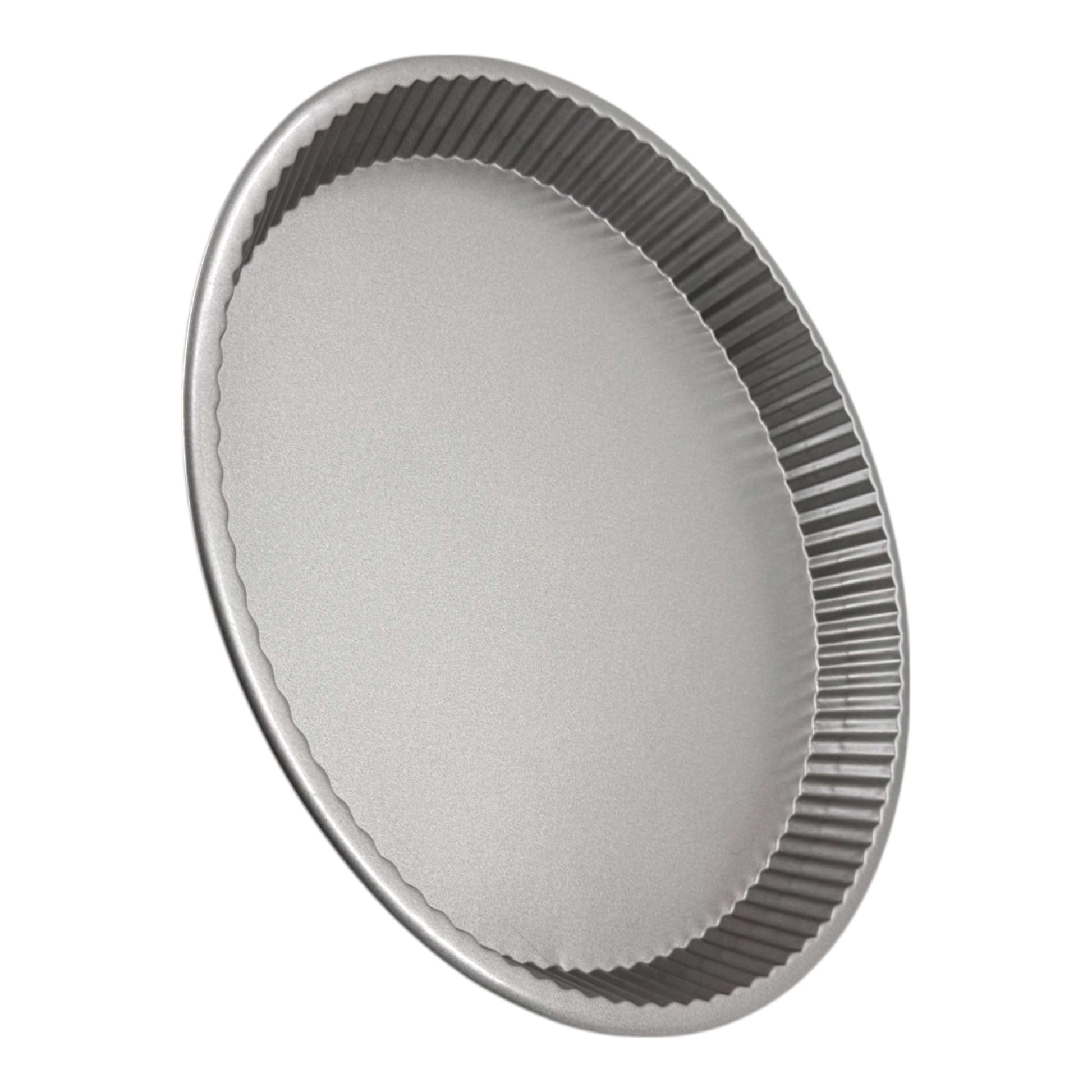 Non-Stick Fluted Round Quiche Tin, 31cm (2 piece) - Premium Kitchen from Chabrias Ltd - Just £9.99! Shop now at Chabrias Ltd