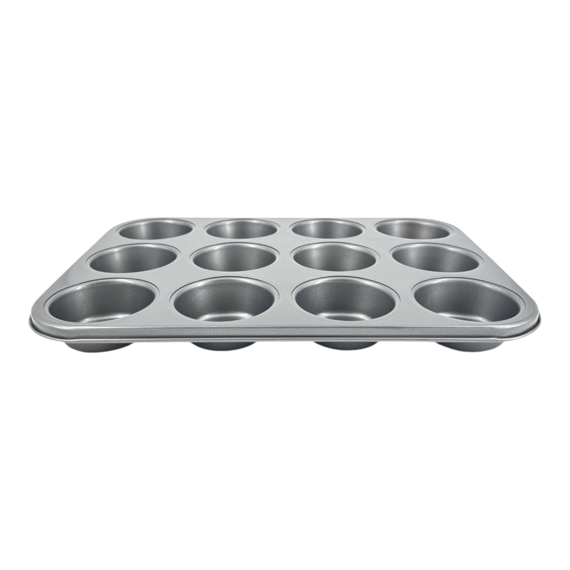 Non-Stick Muffin Oven Tray, Deep 12-Cup (2 piece) - Premium Home from Chabrias Ltd - Just £12.99! Shop now at Chabrias Ltd