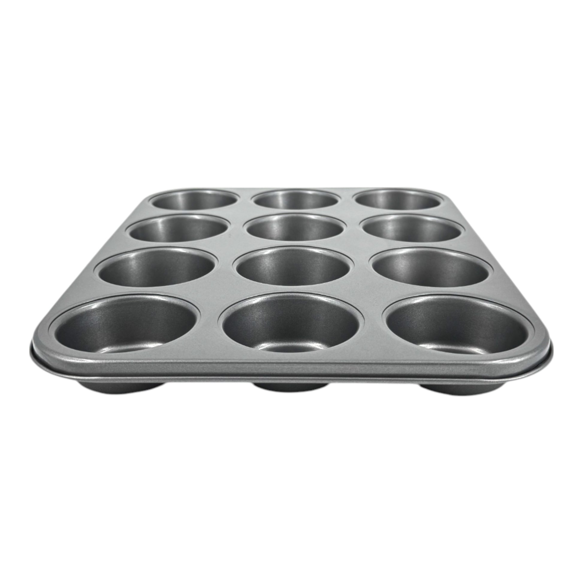 Non-Stick Muffin Oven Tray, Deep 12-Cup (2 piece) - Premium Home from Chabrias Ltd - Just £12.99! Shop now at Chabrias Ltd