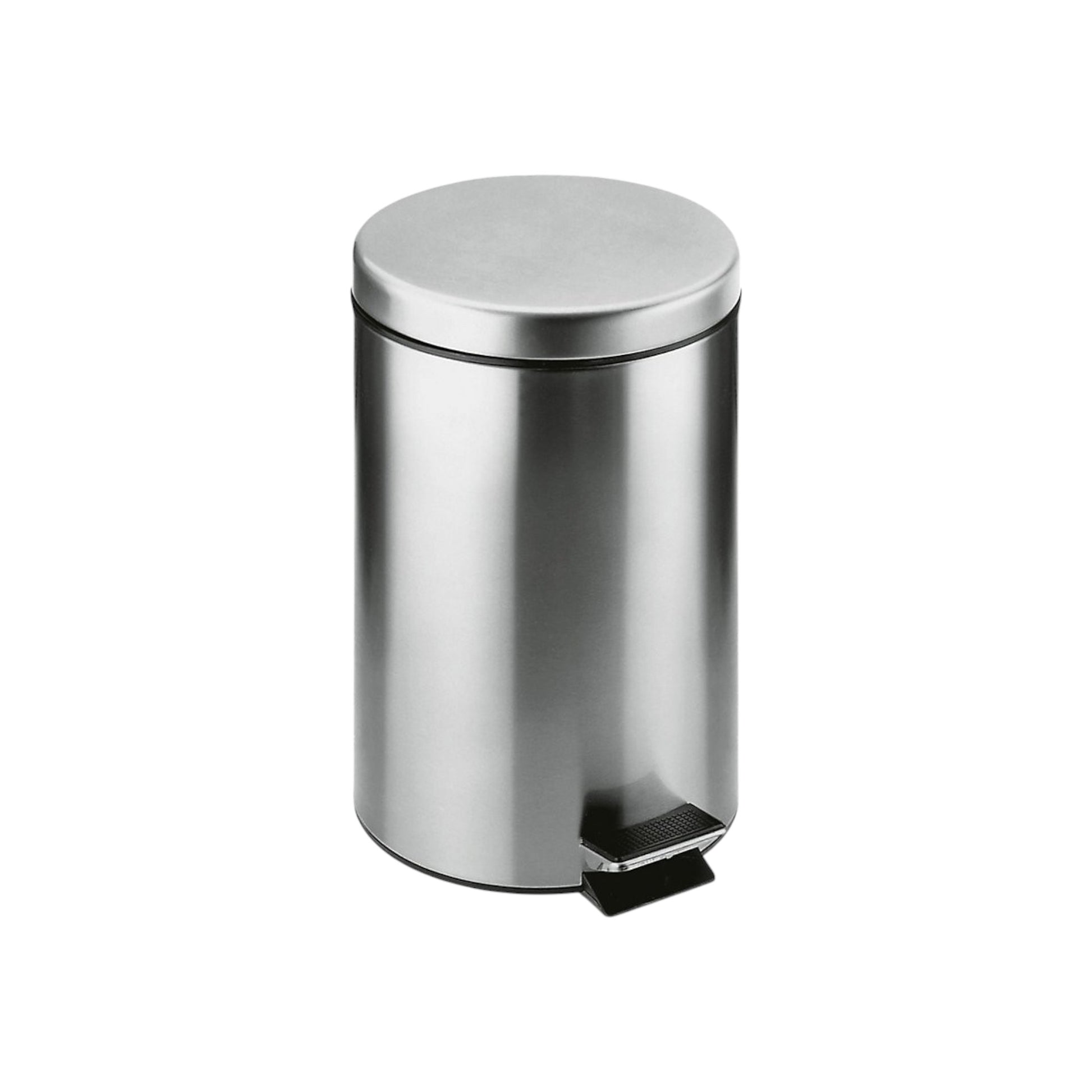 Steel Pedal Bin, Chrome, 12L - Premium Home from Chabrias Ltd - Just £19.99! Shop now at Chabrias Ltd