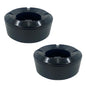 Windproof Ashtray Black Melamine 10cm, (2 pack) - Premium Kitchen from Chabrias Ltd - Just £9.99! Shop now at Chabrias Ltd