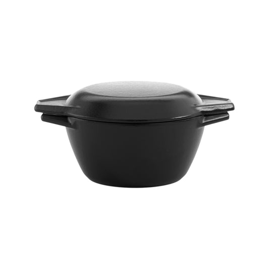 Samuel Groves Enamel Cast Iron Oval Casserole Dish with Lid – 16.5cm - Premium Kitchen from Samuel Groves - Just £39.99! Shop now at Chabrias Ltd