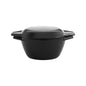 Samuel Groves Enamel Cast Iron Oval Casserole Dish with Lid – 16.5cm - Premium Kitchen from Samuel Groves - Just £39.99! Shop now at Chabrias Ltd