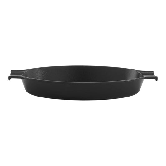 Enamel Cast Iron Roasting Gratin Dish, 30 x 23cm - Premium Kitchen from Chabrias Ltd - Just £39.99! Shop now at Chabrias Ltd