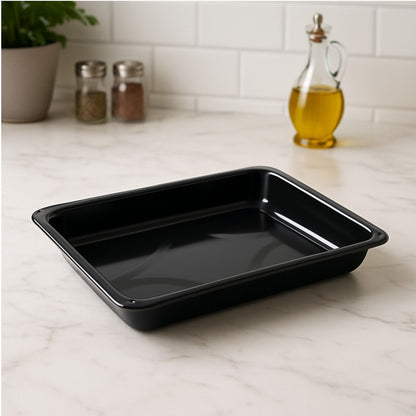 Vitreous Enamel Roasting Tin, 37cm - Premium Kitchen from Chabrias Ltd - Just £12.99! Shop now at Chabrias Ltd