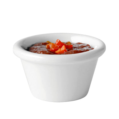 White Plain Ramekins 1oz, 1.5oz, 2oz - Made in UK - Premium Ramekin from Chabrias Ltd - Just £11.99! Shop now at Chabrias Ltd