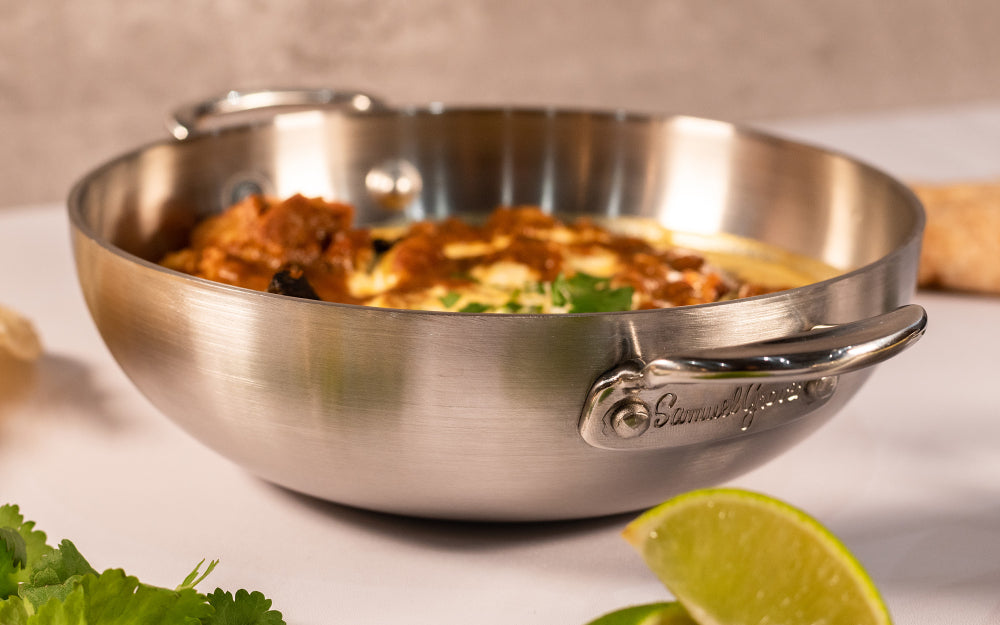 16cm stainless steel serving balti dish