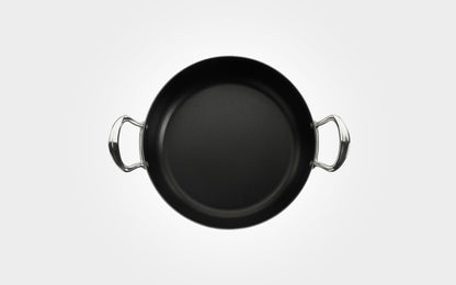 Stainless Steel Tri-ply Non-Stick Chef Pan, with side handles - Premium  from Chabrias - Just £0! Shop now at Chabrias Ltd