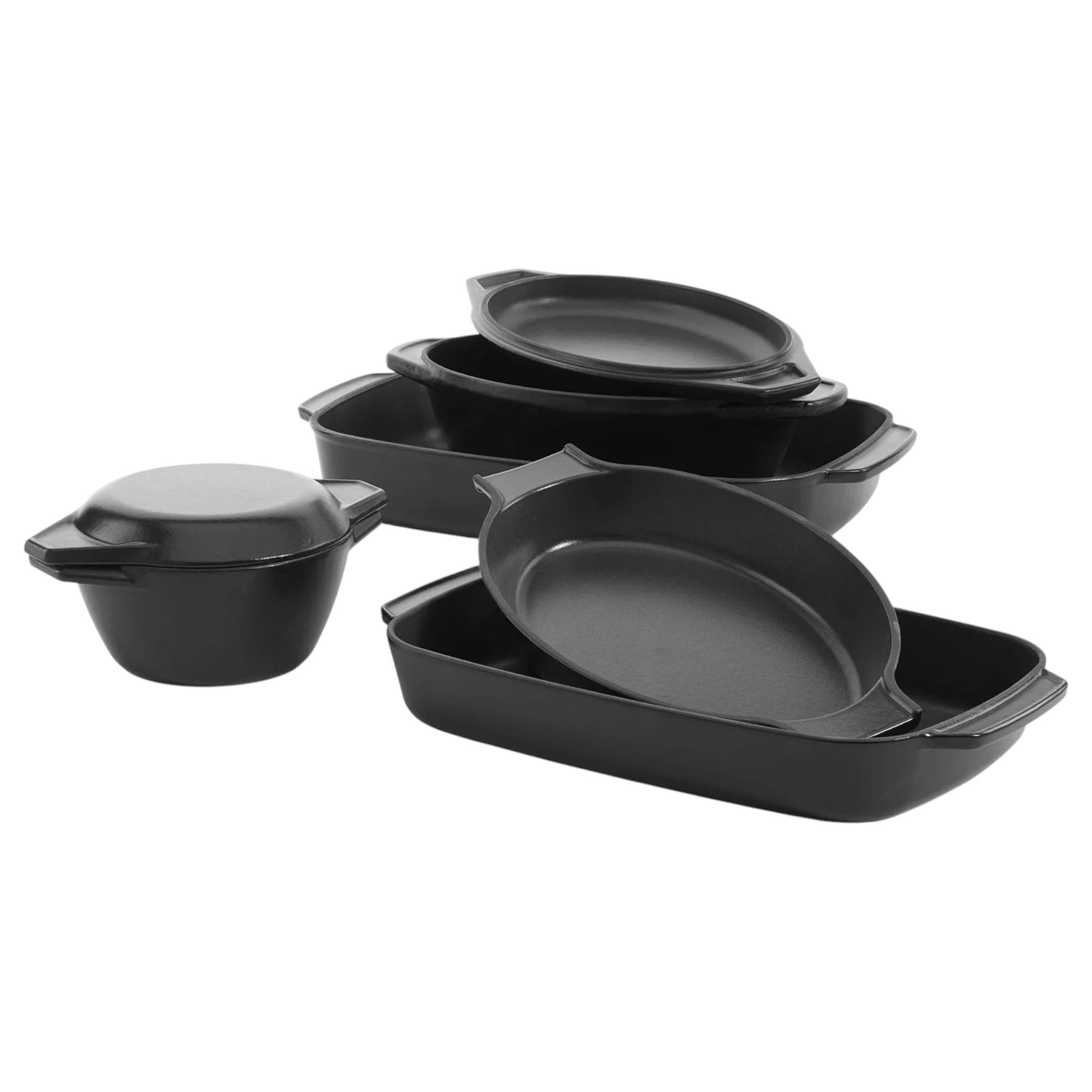 Samuel Groves Enamel Cast Iron Oval Casserole Dish with Lid – 16.5cm - Premium Kitchen from Samuel Groves - Just £39.99! Shop now at Chabrias Ltd