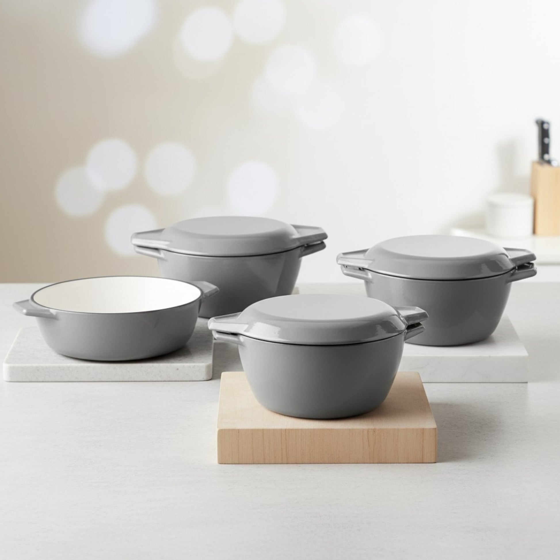 Samuel Groves Enamel Cast Iron Round Casserole Dish with Lid – 16.5cm / 1.3 Litre - Premium Kitchen from Chabrias Ltd - Just £66.99! Shop now at Chabrias Ltd