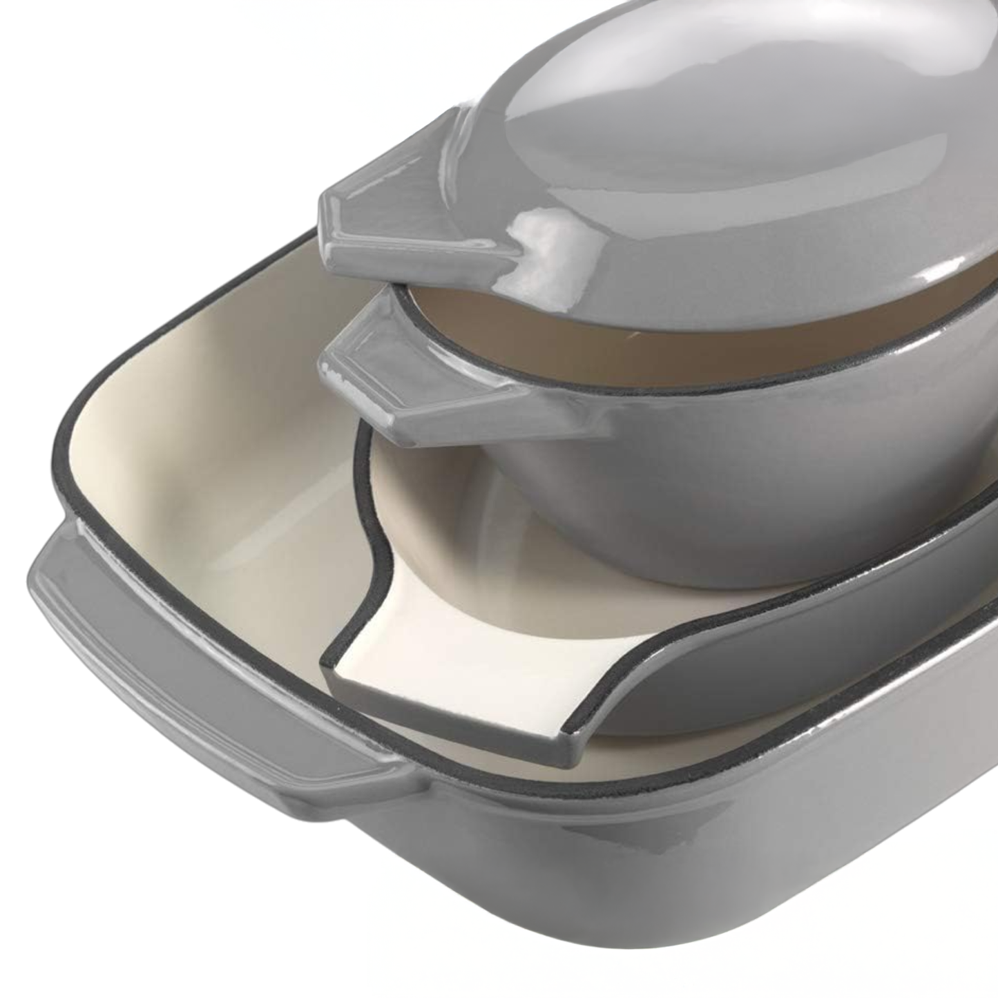 Samuel Groves Enamel Cast Iron Round Casserole Dish with Lid – 16.5cm / 1.3 Litre - Premium Kitchen from Chabrias Ltd - Just £66.99! Shop now at Chabrias Ltd