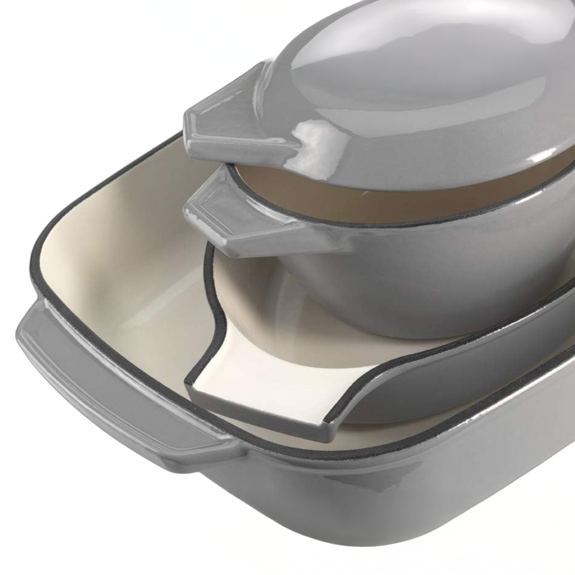 Samuel Groves Enamel Cast Iron Round Casserole Dish with Lid – 16.5cm / 1.3 Litre - Premium Kitchen from Chabrias Ltd - Just £66.99! Shop now at Chabrias Ltd