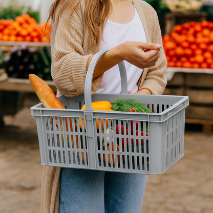 Chabrias Ltd kitchen and bar organiser basket with handle UK