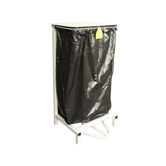 Professional Hygienic Free Standing Sack Holder, White - Premium Bins from Chabrias Ltd - Just £52.24! Shop now at Chabrias Ltd