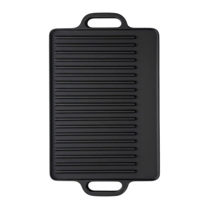 Pro Cast Iron Griddle with Handles – 50.5cm x 23.5cm - Premium Kitchen from Chabrias Ltd - Just £39.99! Shop now at Chabrias Ltd