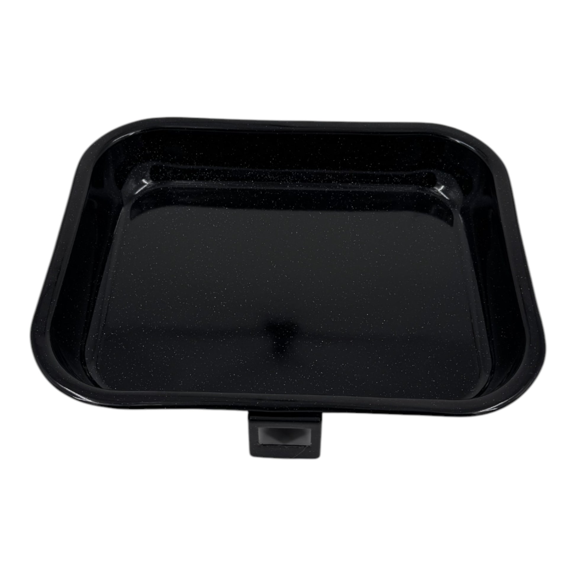 Vitreous Enamel Grill Pan, Handle & Wire Rack, Small (28cm) - Premium Kitchen from Chabrias Ltd - Just £13.99! Shop now at Chabrias Ltd