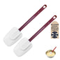 16" Professional Silicone Spoonula - 2 pack - Ultra High-Heat 260°C, Extra-Long Bowl-Scraping Head, Non-Stick Safe, BPA-Free – Heavy-Duty Cooking, Baking & Stir-Fry Tool - Premium  from Chabrias Ltd - Just £15.99! Shop now at Chabrias Ltd