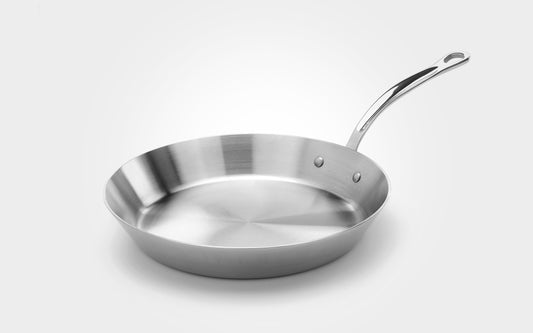 Samuel Groves - Classic Stainless Steel Tri-Ply Frying Pan, 28cm - Premium Kitchen from Samuel Groves - Just £101.99! Shop now at Chabrias Ltd