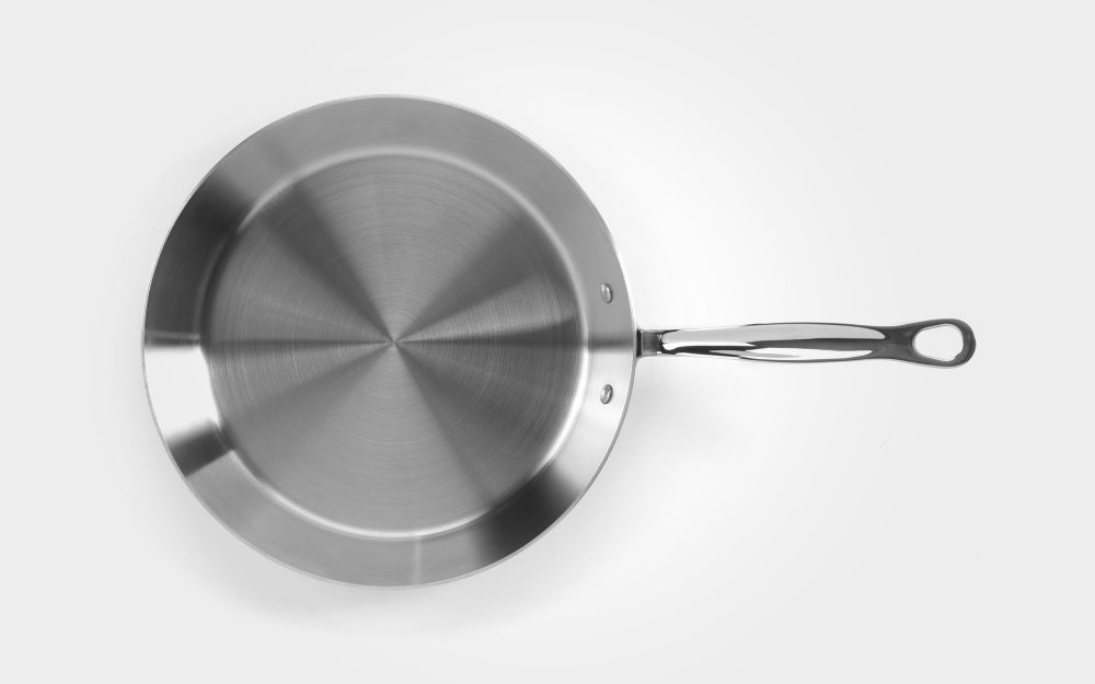Samuel Groves - Classic Stainless Steel Tri-Ply Frying Pan, 28cm - Premium Kitchen from Samuel Groves - Just £101.99! Shop now at Chabrias Ltd