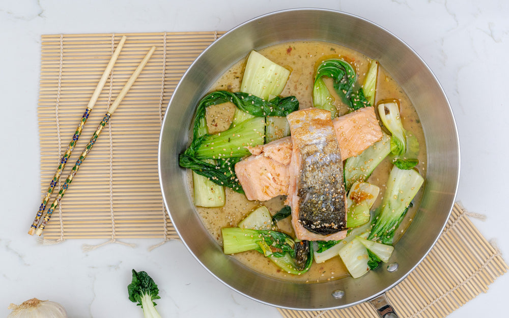 Samuel Groves - Classic Stainless Steel Tri-Ply Frying Pan, 28cm - Premium Kitchen from Samuel Groves - Just £101.99! Shop now at Chabrias Ltd