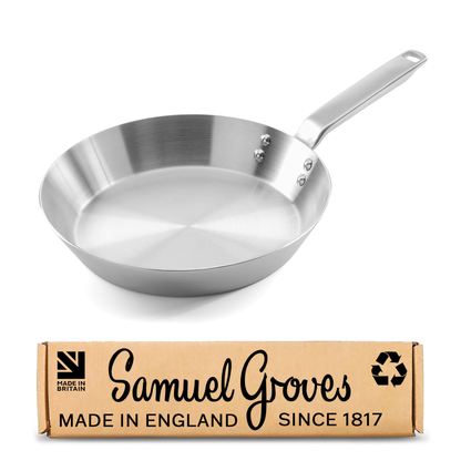 Samuel Groves 20cm stainless steel frying pan handmade in England