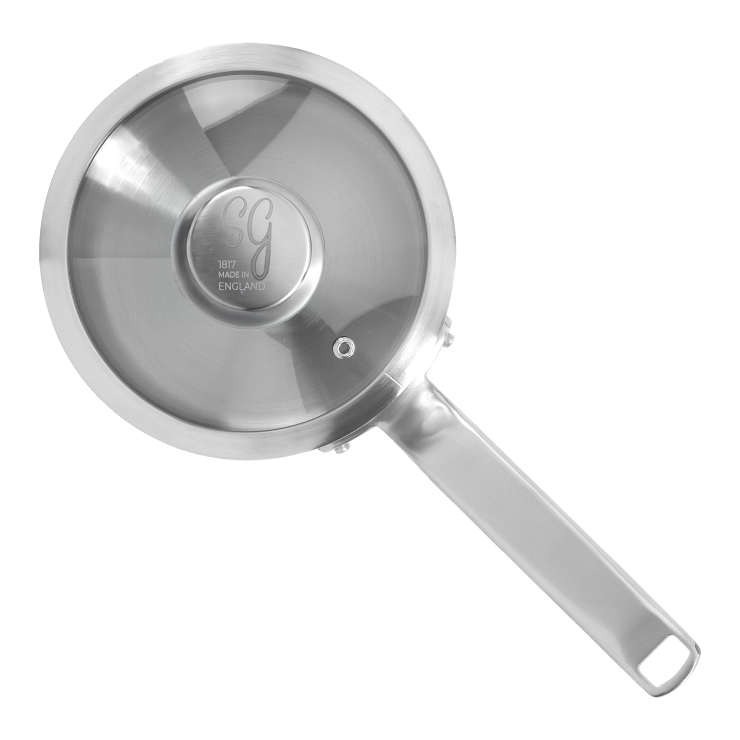 16cm stainless steel saucepan with lid for sauces, milk, porridge and everyday cooking