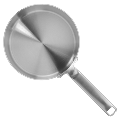 British made stainless steel saucepan with lid from Samuel Groves cookware