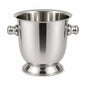 7 litre polished stainless steel magnum bottle cooler with side handles