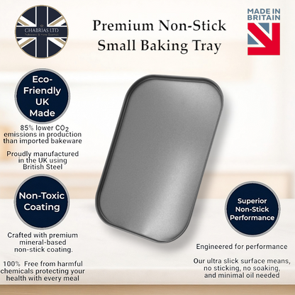 Non-Stick Oven Baking Tray Small, 24cm (2 piece) - Premium  from Chabrias Ltd - Just £7.99! Shop now at Chabrias Ltd