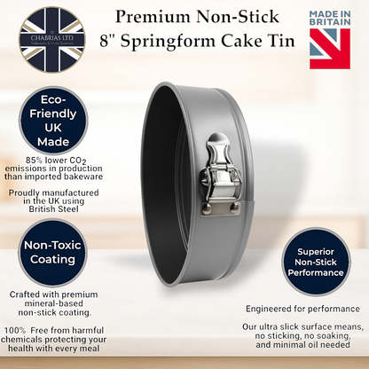 Non-Stick Springform Sandwich Cake Tin, 20cm - Premium Kitchen from Chabrias Ltd - Just £8.99! Shop now at Chabrias Ltd