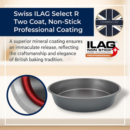 Non-Stick Round Cake Tin, Deep 23cm (2 piece) - Premium Kitchen from Chabrias Ltd - Just £11.99! Shop now at Chabrias Ltd