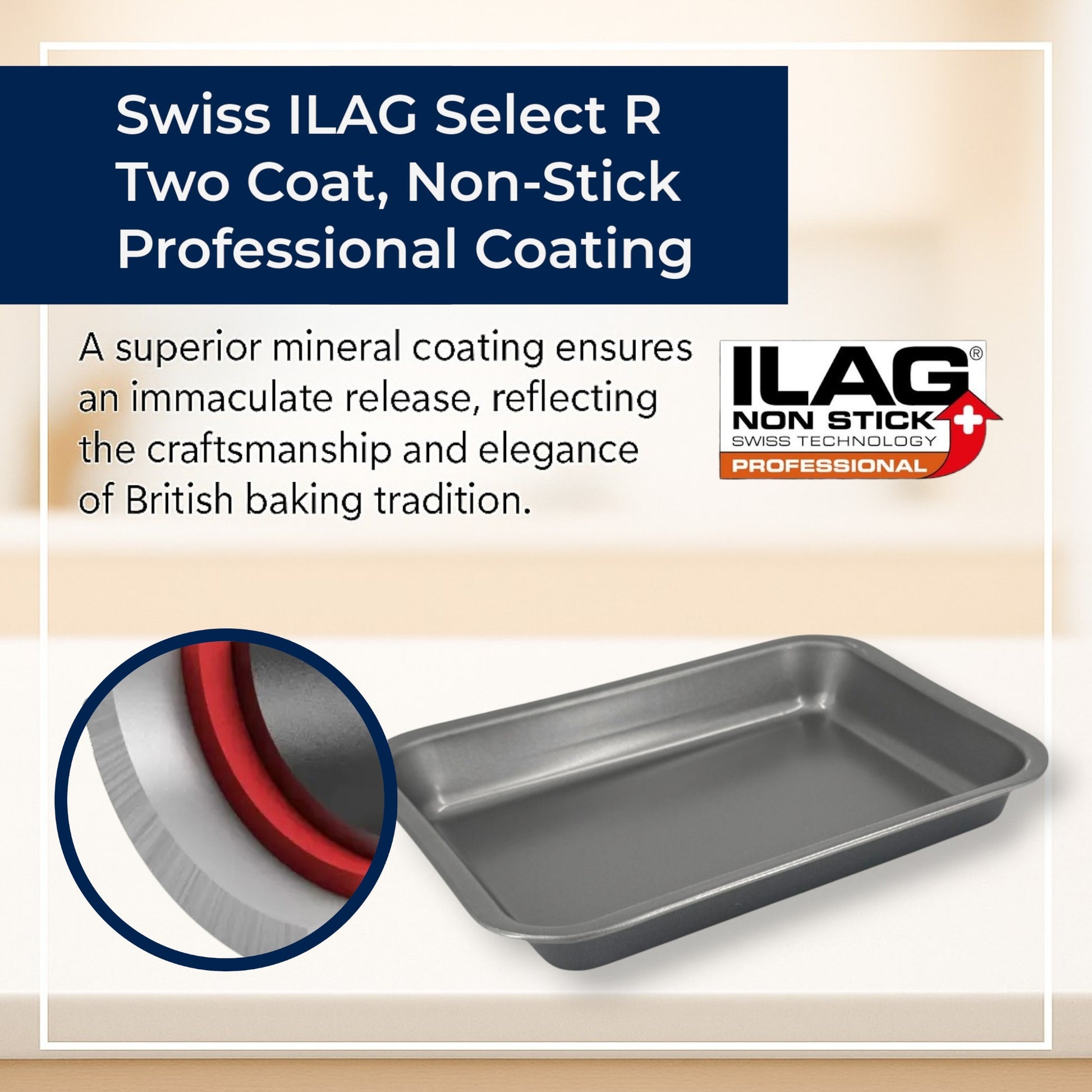 2 x Non-Stick Single Portion Tray (23cm) - Premium Kitchen from Samuel Groves - Just £8.54! Shop now at Chabrias Ltd