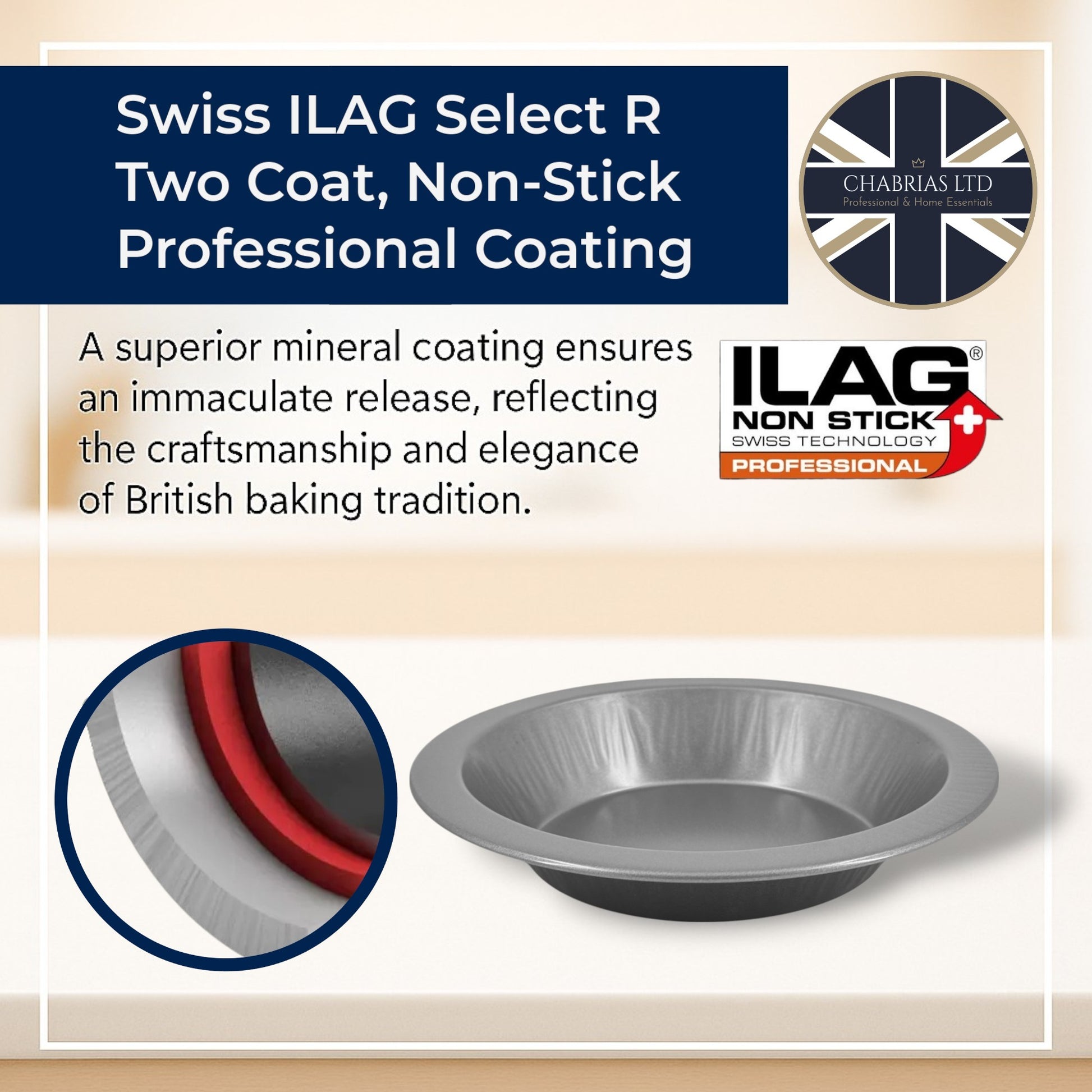 Non-Stick Mini Pie Cake Tins, 6.25" (4 piece) - Premium Kitchen from Chabrias Ltd - Just £9.99! Shop now at Chabrias Ltd
