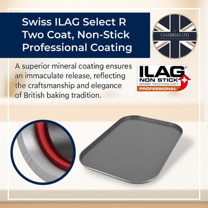 Non-Stick Oven Baking Tray Small, 24cm (2 piece) - Premium  from Chabrias Ltd - Just £7.99! Shop now at Chabrias Ltd