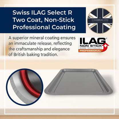 Non-Stick Oven Baking Tray Extra Large, 43cm - Premium Kitchen from Chabrias Ltd - Just £9.99! Shop now at Chabrias Ltd